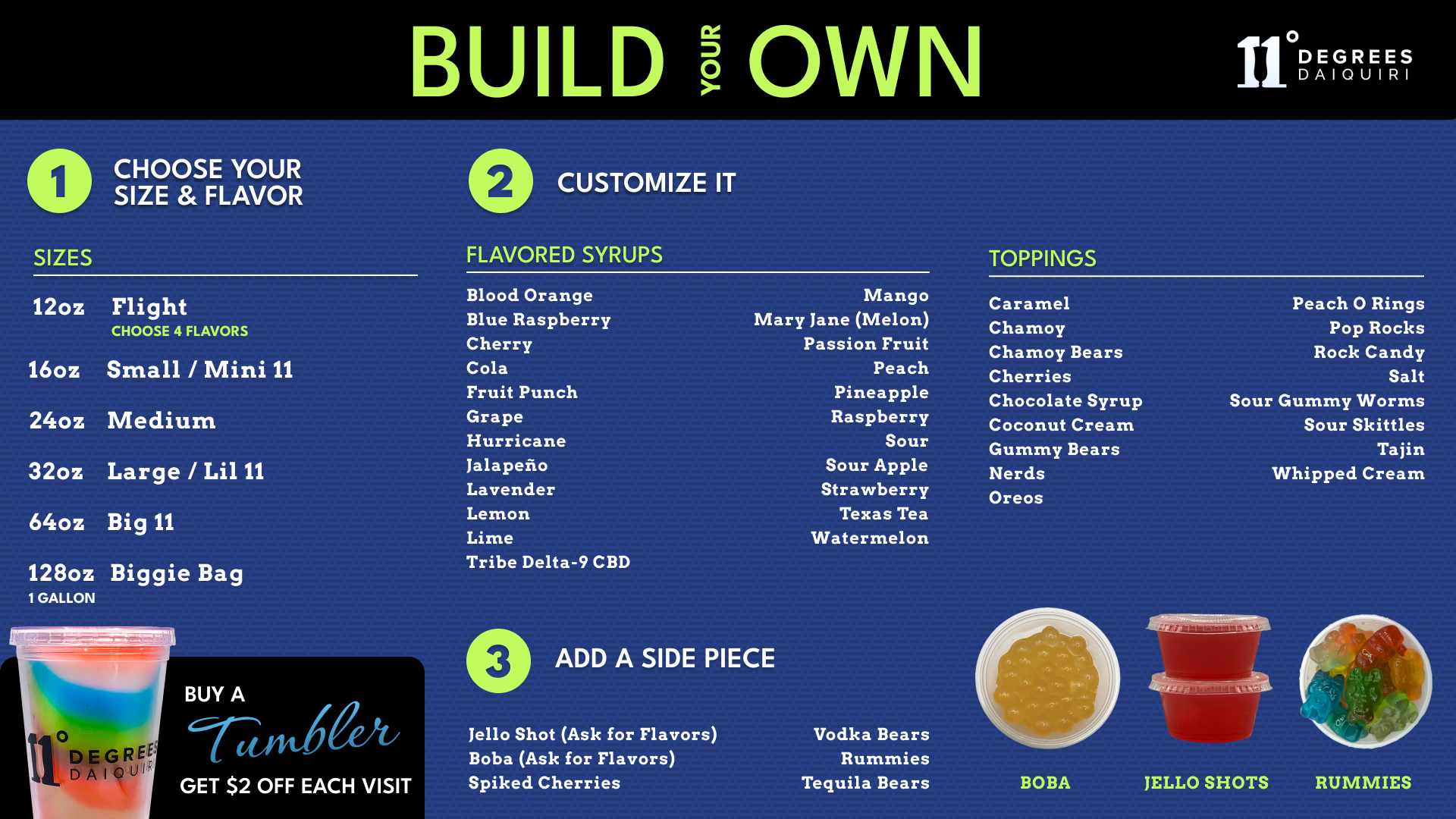 Build Your Own Menu